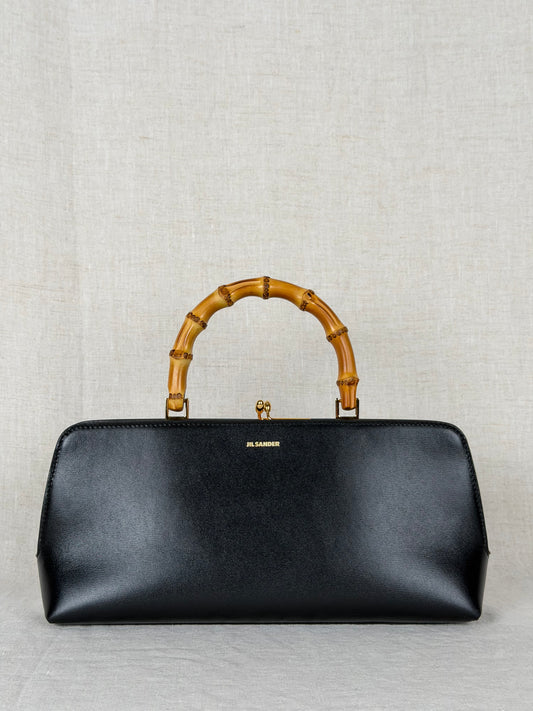 Jil Sander Goji Bamboo Mini Bag MSRP $2250- Black