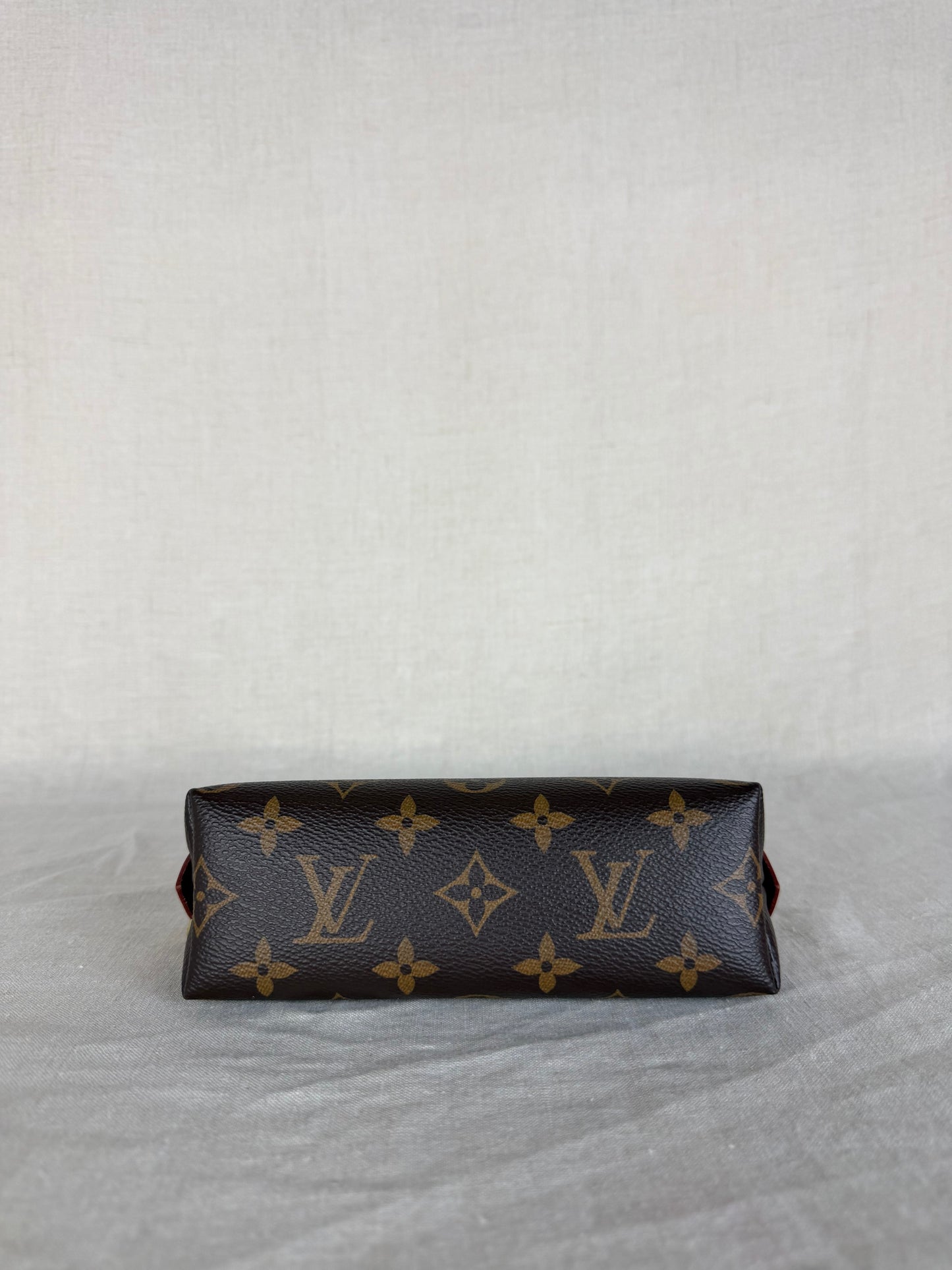 Louis Vuitton Monogram Cosmetic Pouch- Brown