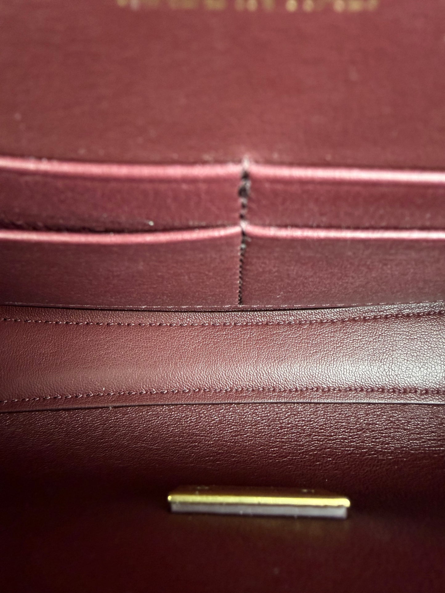 Balenciaga Burgundy Bel Air Small Clutch