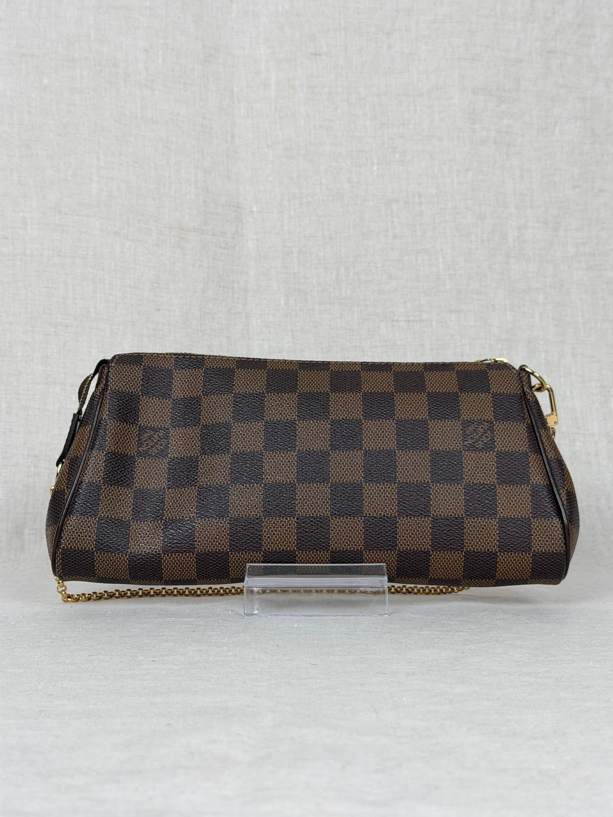 Louis Vuitton Damier Ebene Eva Pochette- Brown