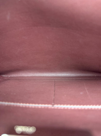 Fendi Peekaboo Clutch with Strap- Red Flame