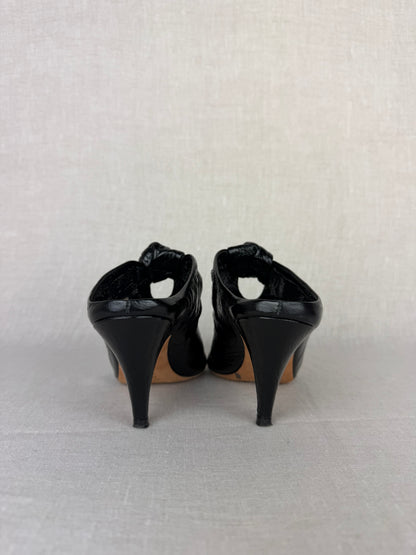 Khaite Knot Mule Black Size 37.5