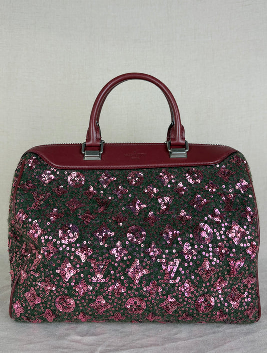 Louis Vuitton Sunshine Express Speedy 2012- Burgundy