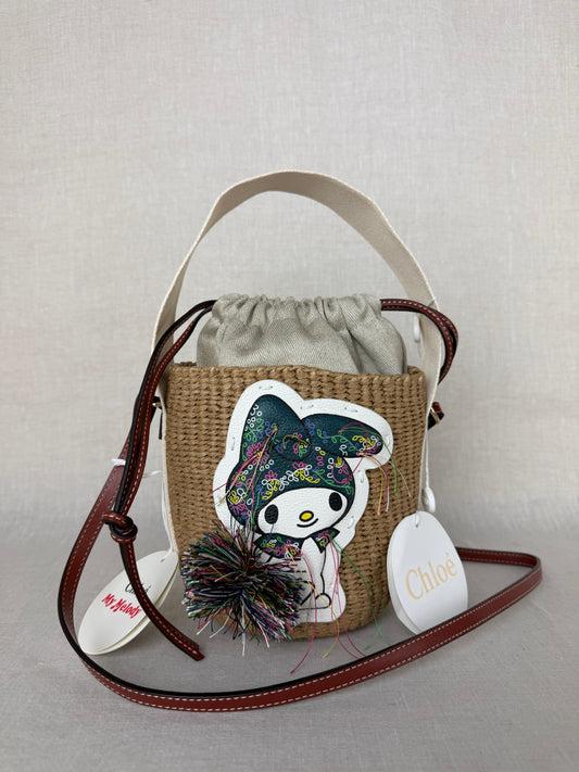 Chloe Woody My Melody Tote- Brown
