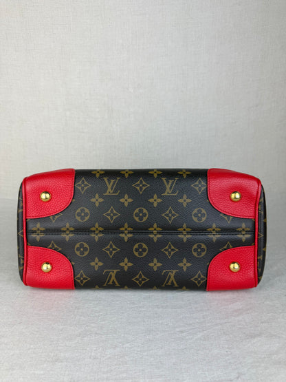 Retro NM Handbag Monogram Canvas and Leather Satchel