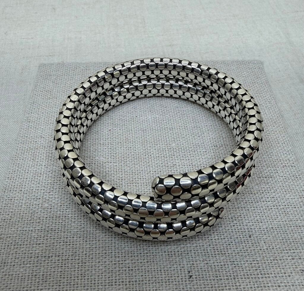 Stelring Silver Multi Wrap Bracelet