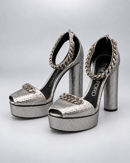 TOM FORD, Silver Heels, 39