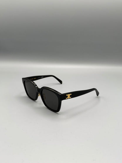 CELINE, Triomphe Square Frame Sunglasses, Black