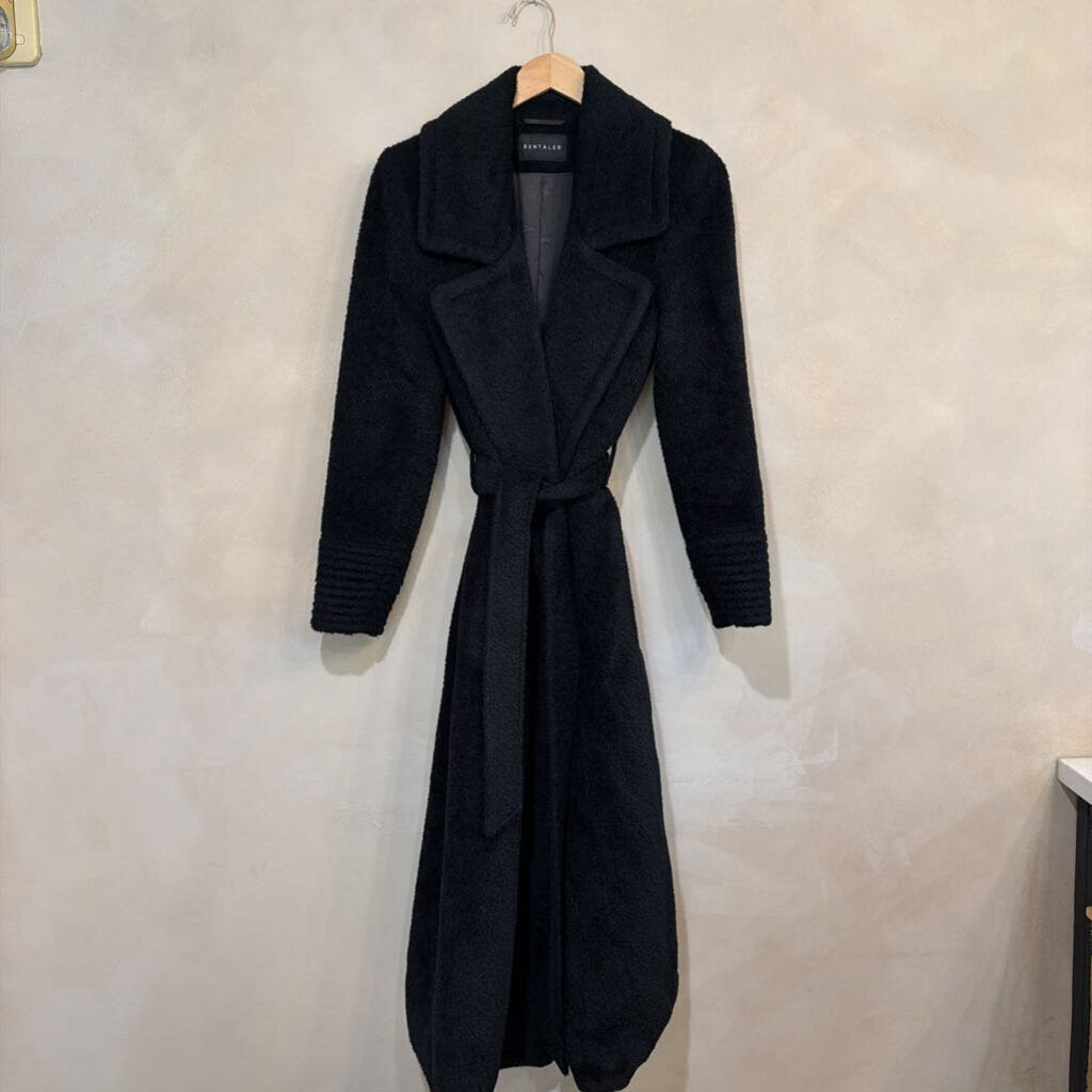 Sentaler, Alpaca Wool Wrap Coat, S