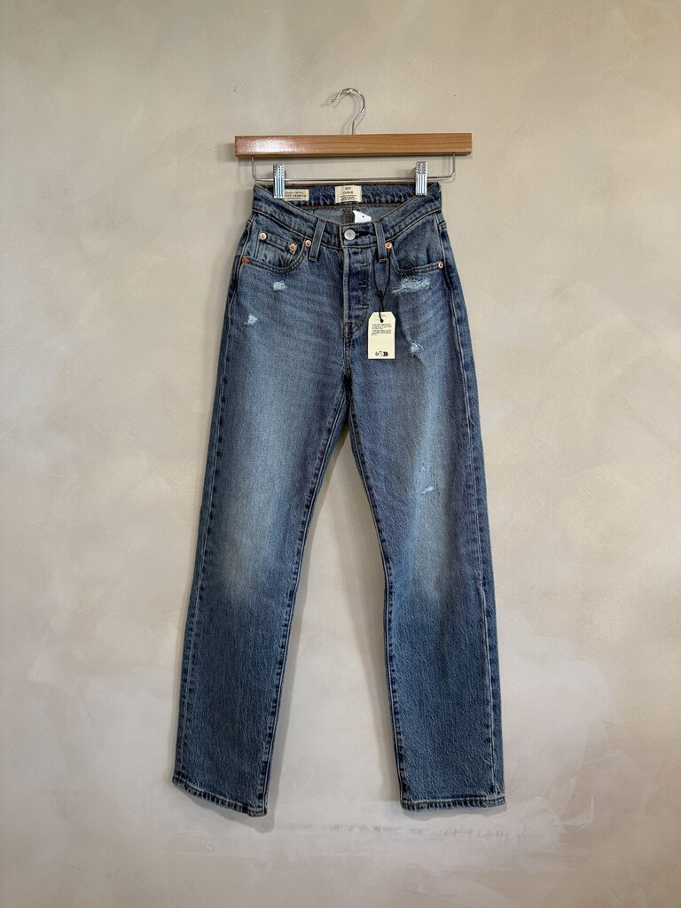 LEVI'S, 501 High Rise Straight Leg, 23