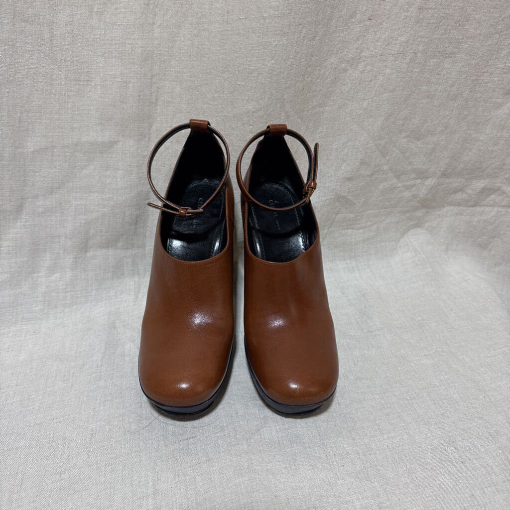 Leather Platform Pumps