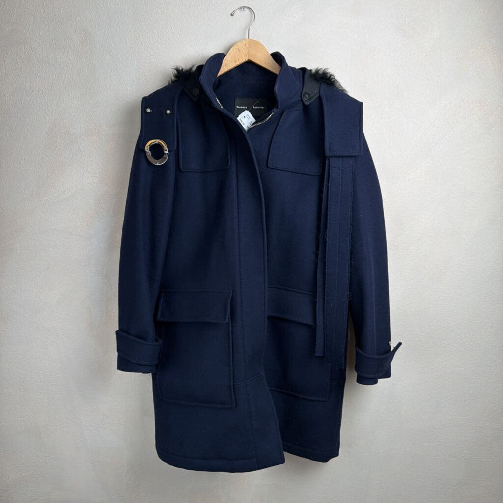 Proenza Schouler, Wool Blend Car Coat, 6