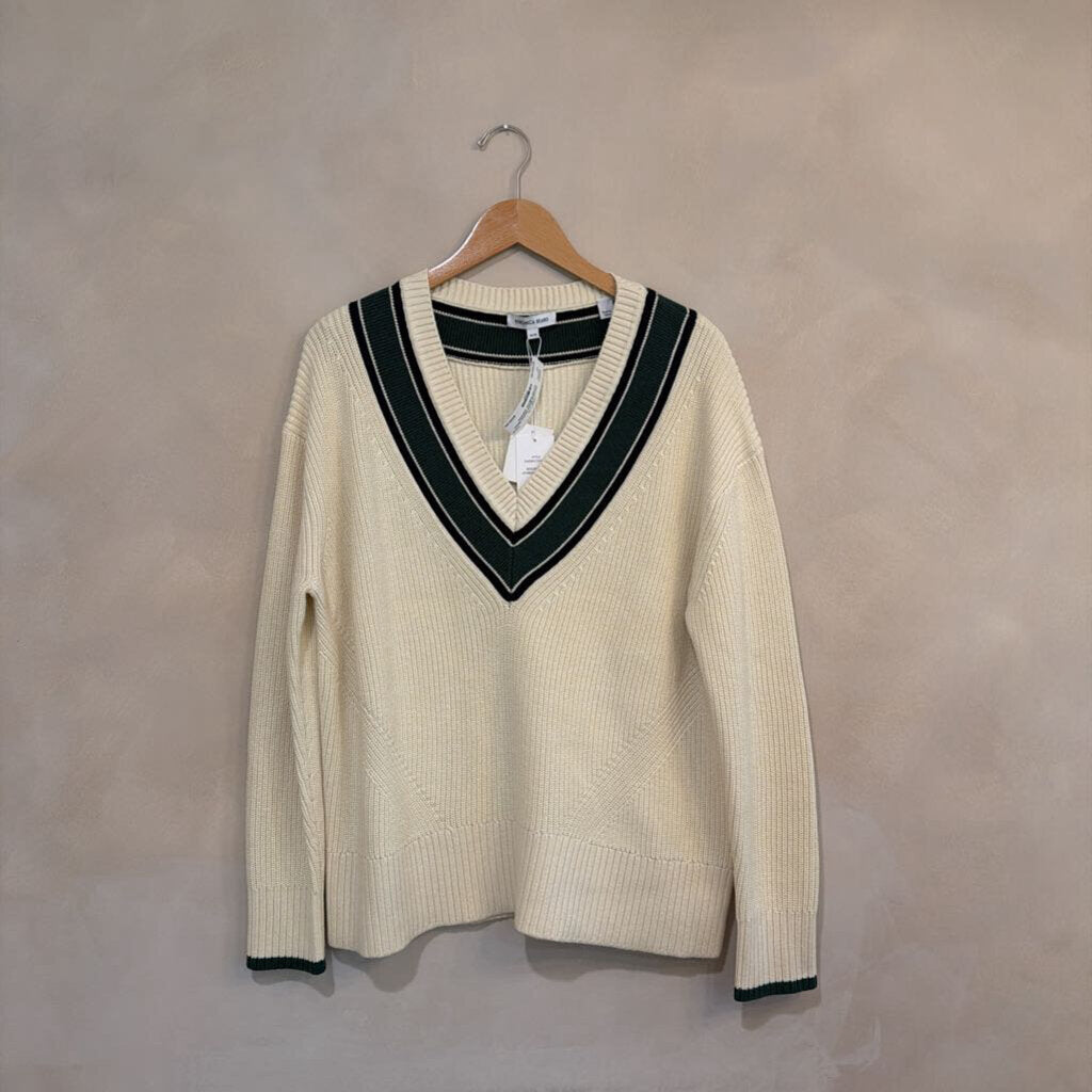 Veronica Beard, Cotton Blend Jovren Pullover Sweater, M