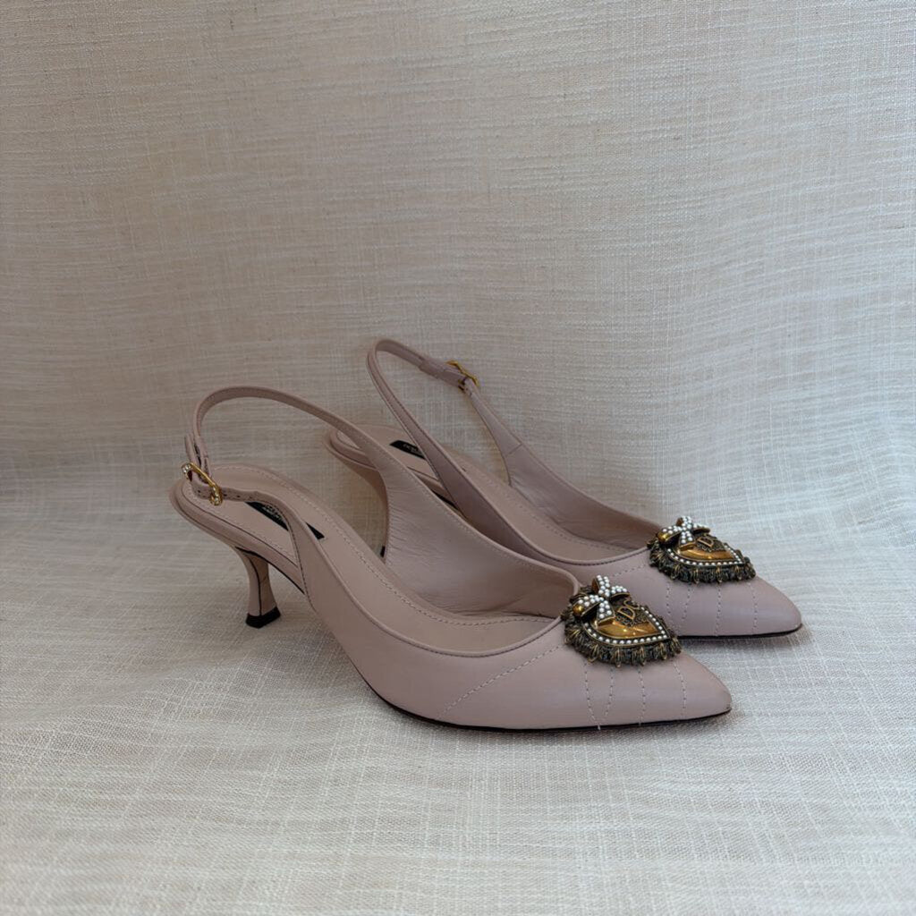 Dovation Slingbacks with hearts