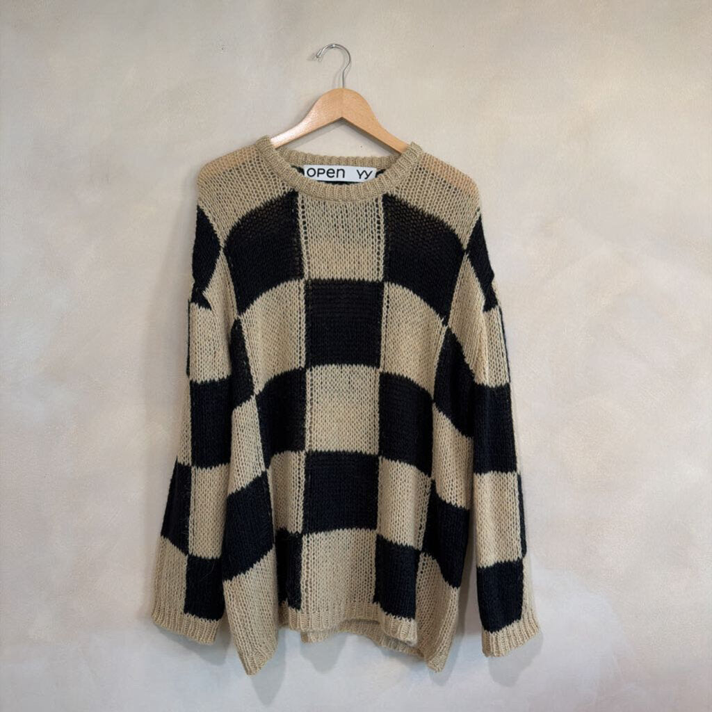 Checker Board Pattern Sweater