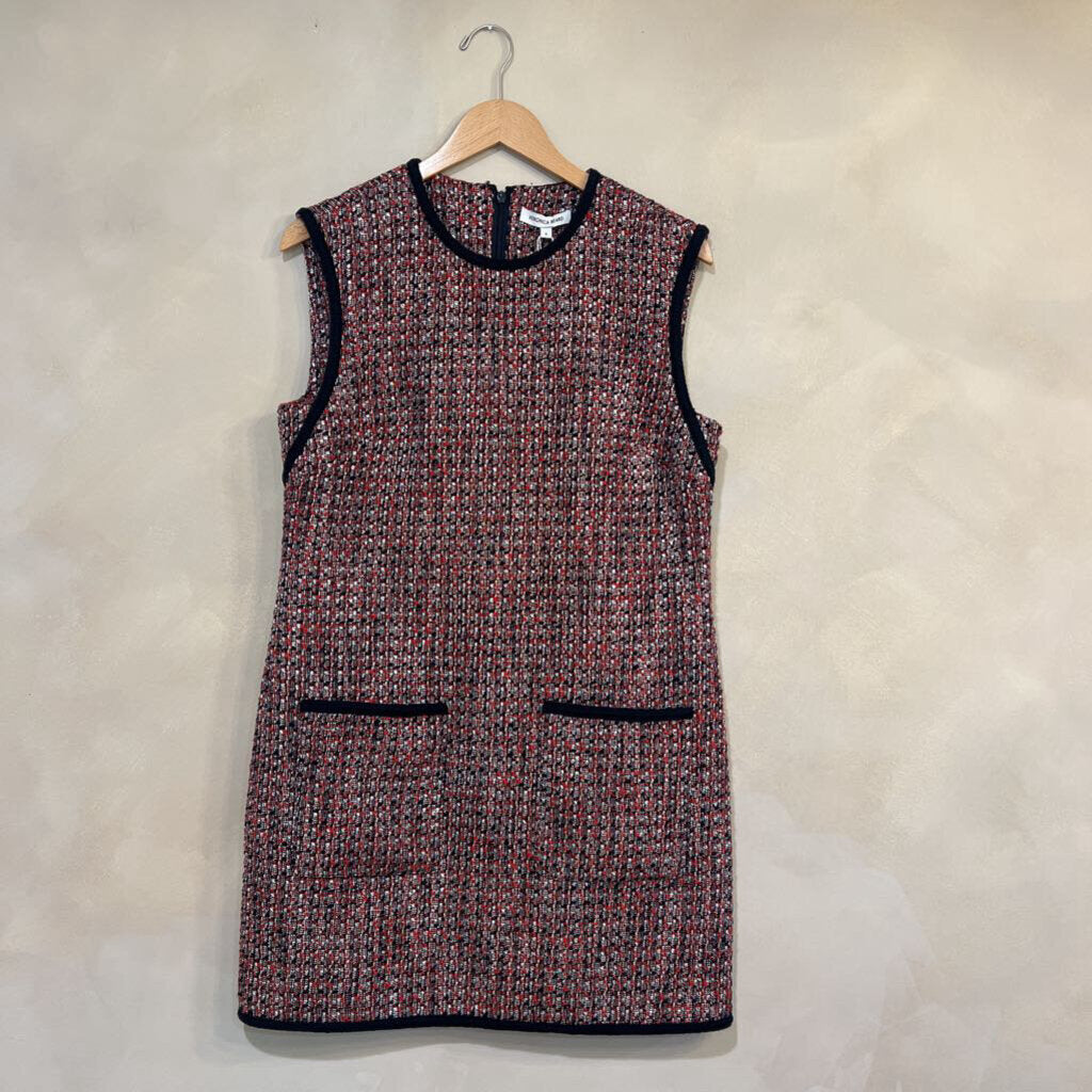 Tweed Mini Shift Dress