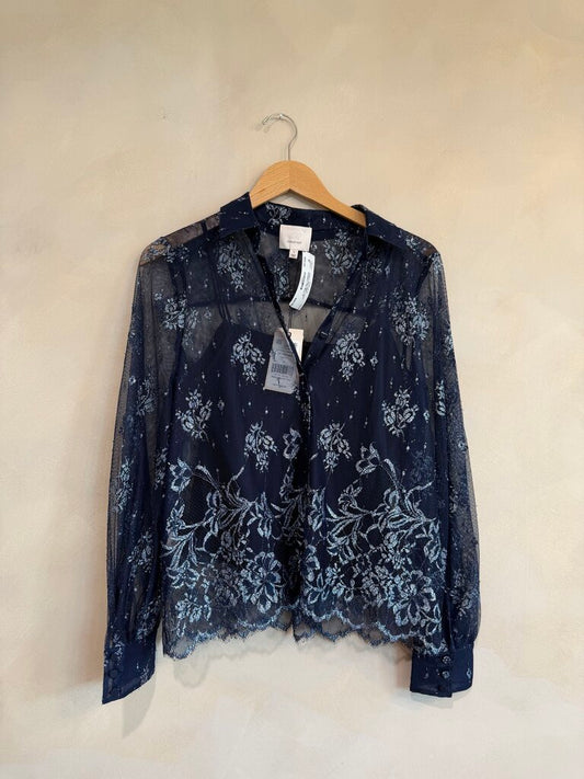 CINQ A SEPT, NWT Lace Kandice Top, S