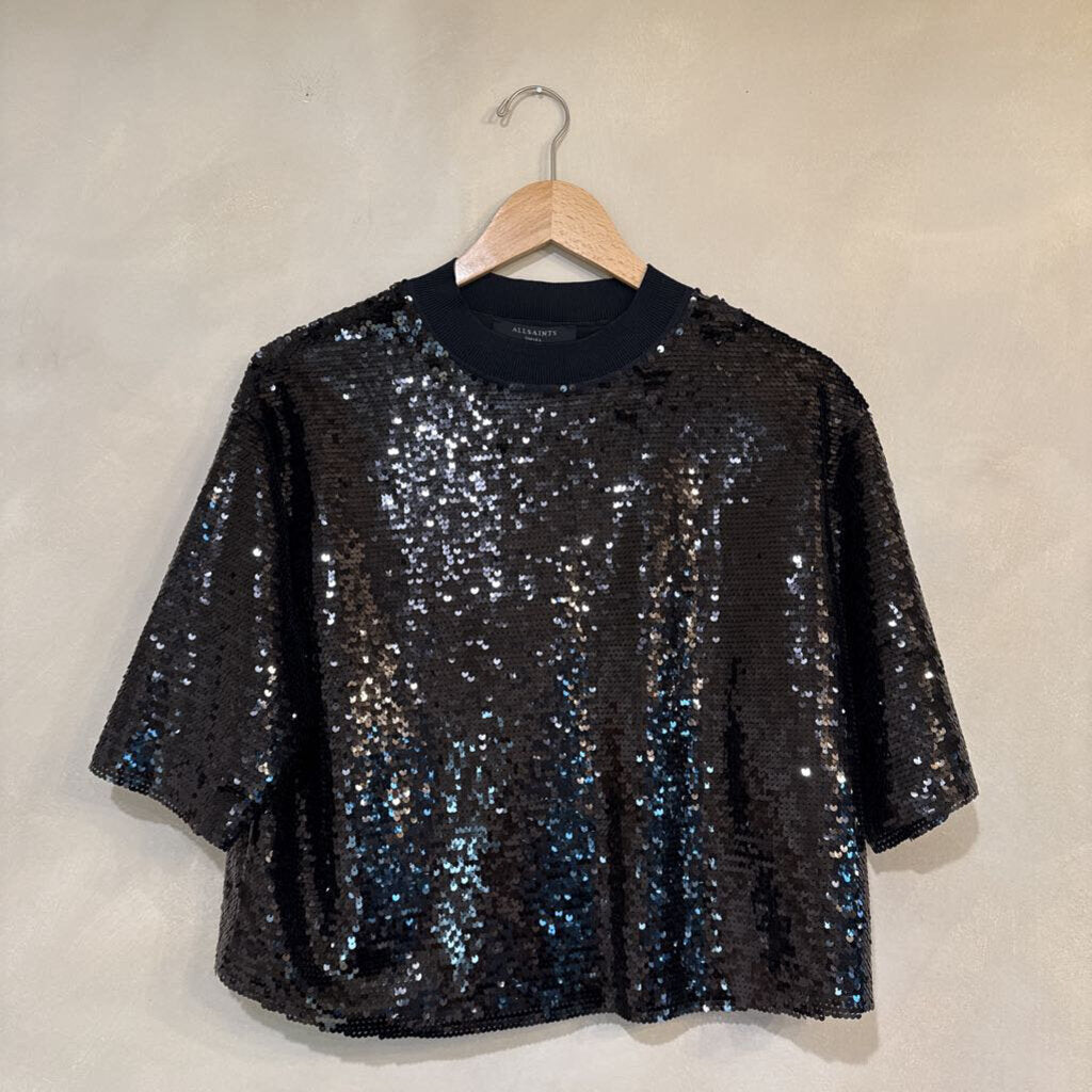 ALL SAINTS, Sequin Top, S