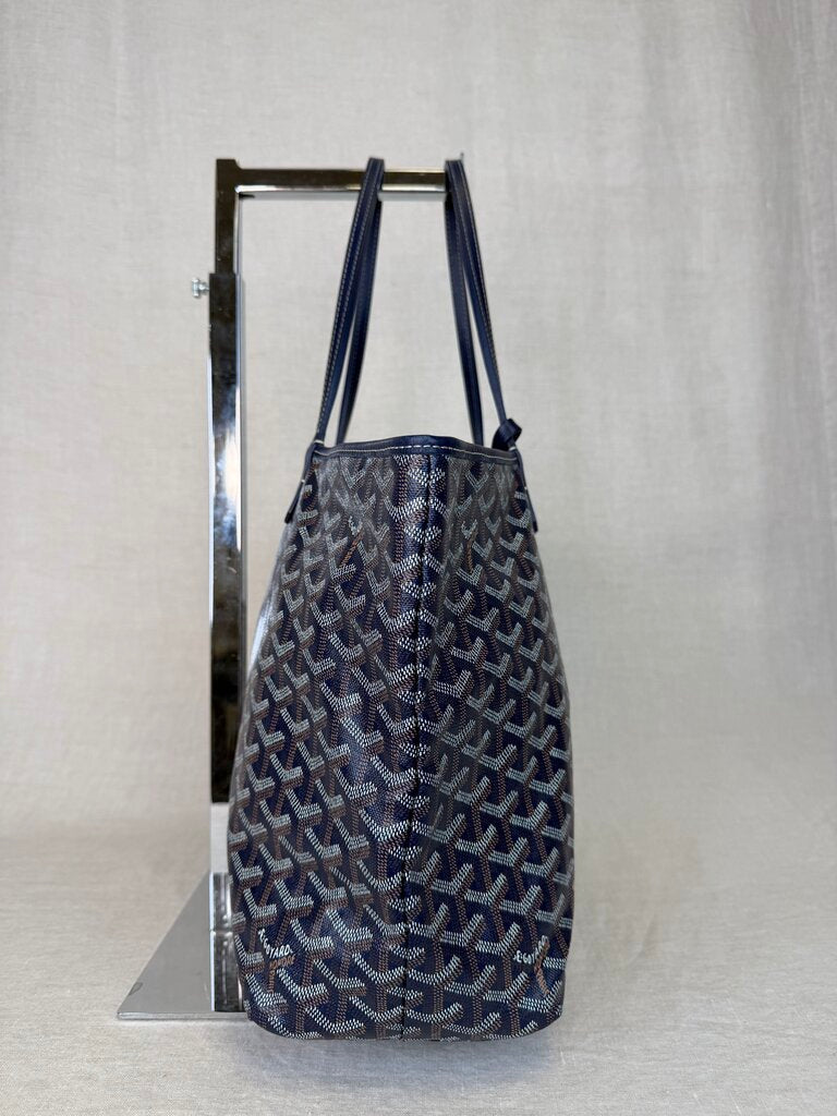 Goyard Navy Tote