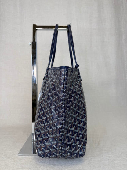 Goyard Navy Tote