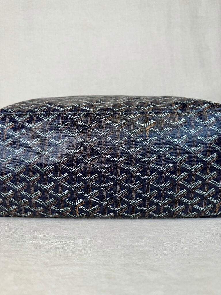 Goyard Navy Tote