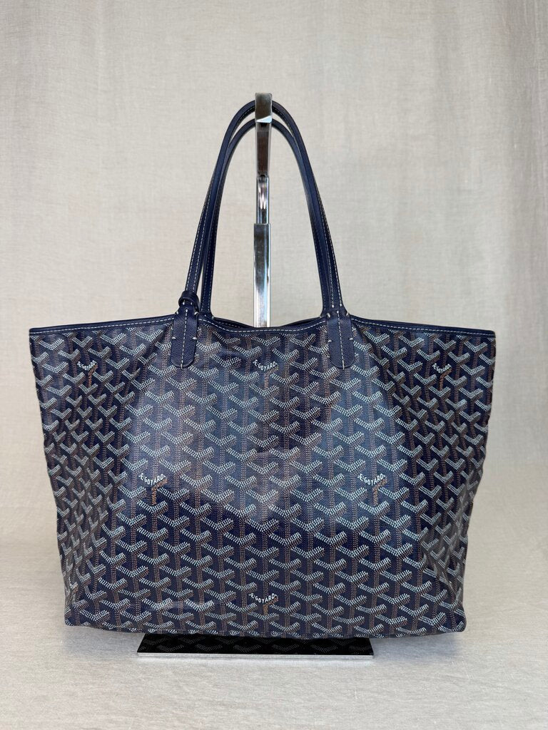 Goyard Navy Tote
