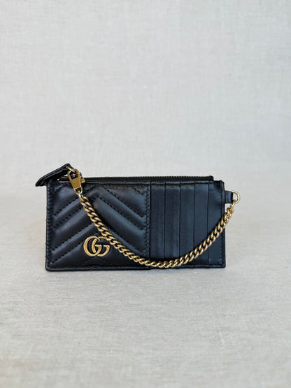 msrp $1900 Gucci Marmont with card case included