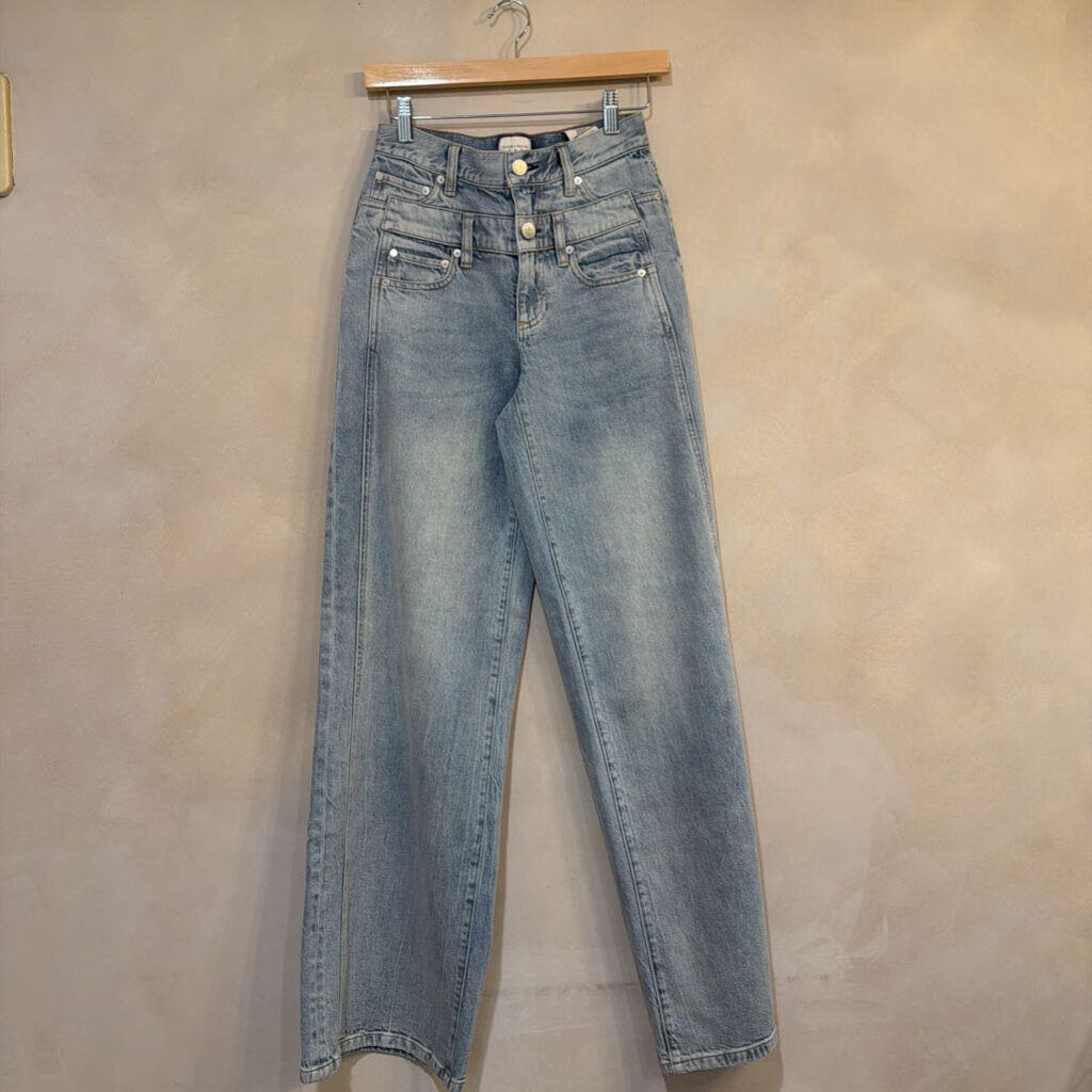 High Waist Wide Leg Denim sz 24