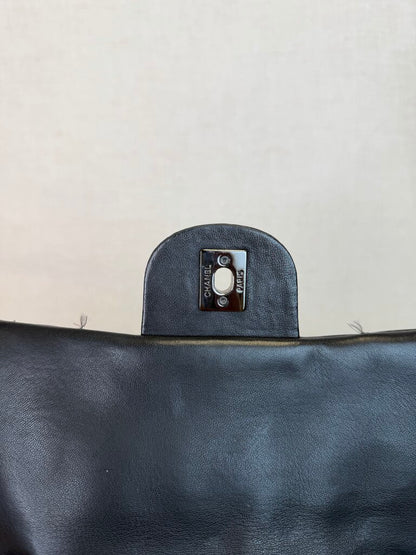 2011 Lambskin Med Stitch Flap W Ruthenium Hardware