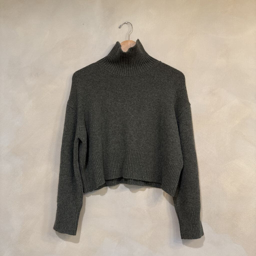 ANINE BING, Cropped Cashmere Turtle Neck, XS