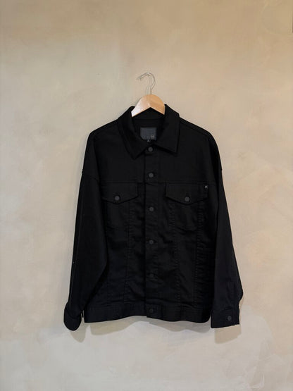 AG DENIM, Black Denim Jacket, M