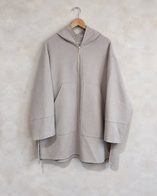 MAX MARA, Hooded Coat with Zipper, 8