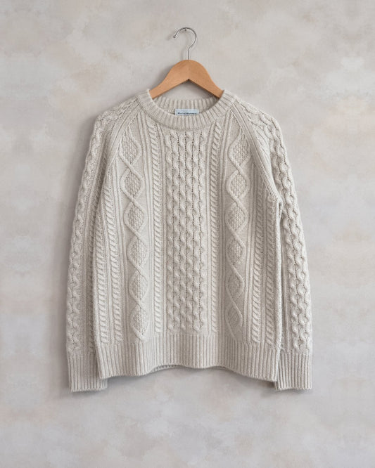 WHITE & WARREN, 100% Cashmere Cable Crewneck Sweater, S