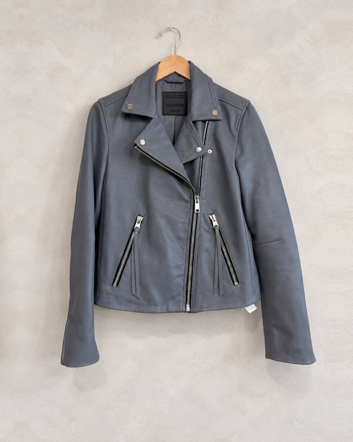 ALL SAINTS, Leather Biker Jacket, 8