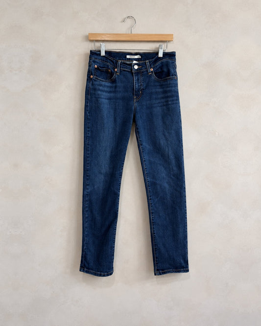 LEVI'S, Dark Denim Boyfriend Jeans, 28