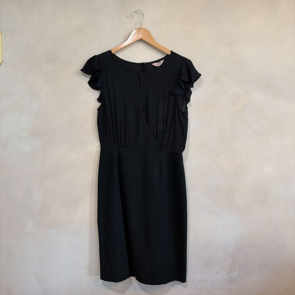 Midi Dress with Ruffle Sleeve