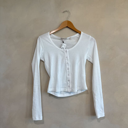 LEONARD FRISBIE, 100% Cotton Casey Cardigan, XS