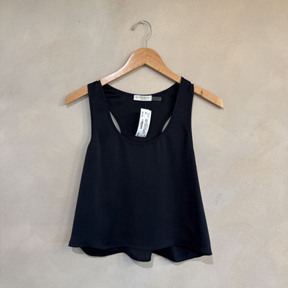 RAMY BROOK, Racer Back Black Tank Top, S