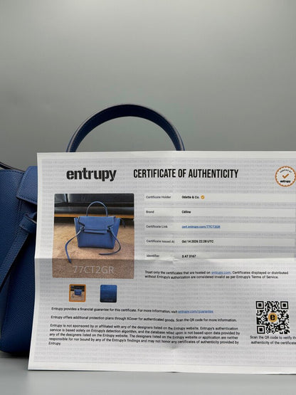 CELINE Micro Belt Bag - Blue