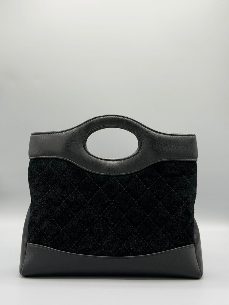CHANEL Spring 2025 Suede Mini 31 - Black