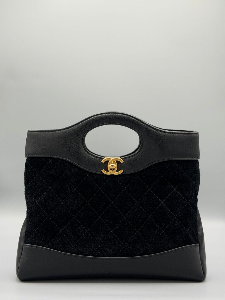 CHANEL Spring 2025 Suede Mini 31 - Black