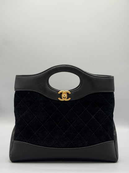 CHANEL Spring 2025 Suede Mini 31 - Black