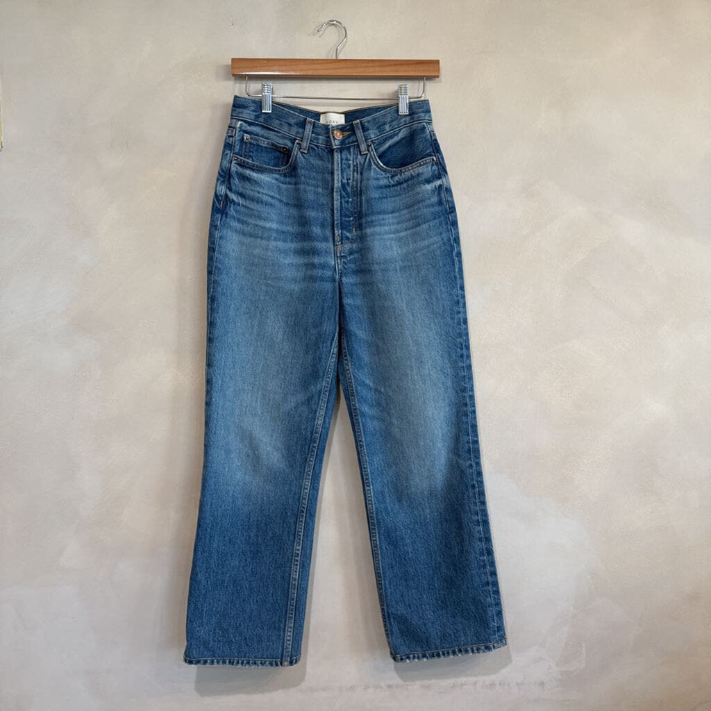DOEN, High Rise Medium Wash Jeans, 26