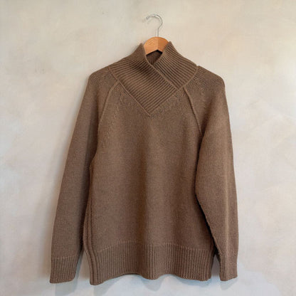 SSKEIN, Alpaca High Neck Sweater, S