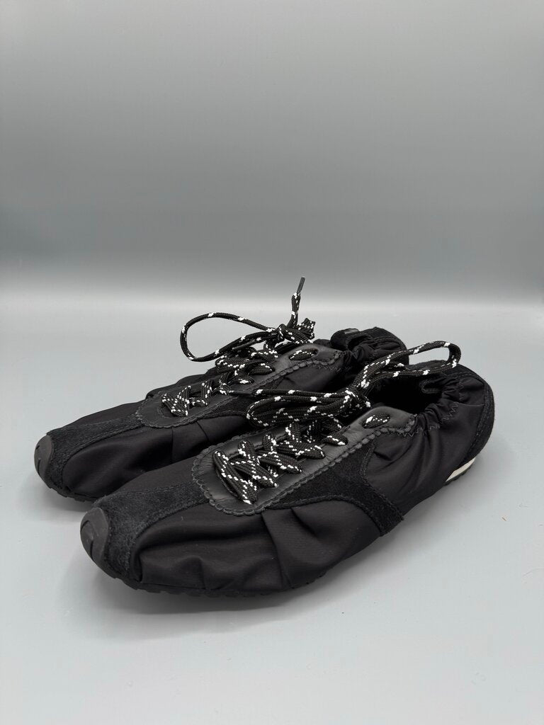 Nylon and Suede Low Sneaker Sz 8.5