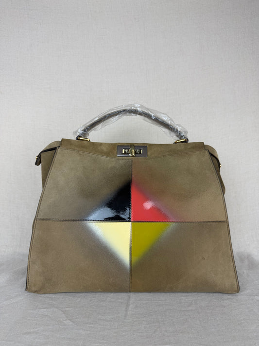 Fendi Suede Peekaboo- Brown