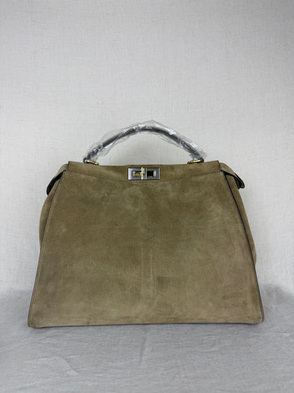 Fendi Suede Peekaboo- Brown