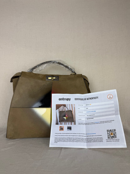 Fendi Suede Peekaboo- Brown