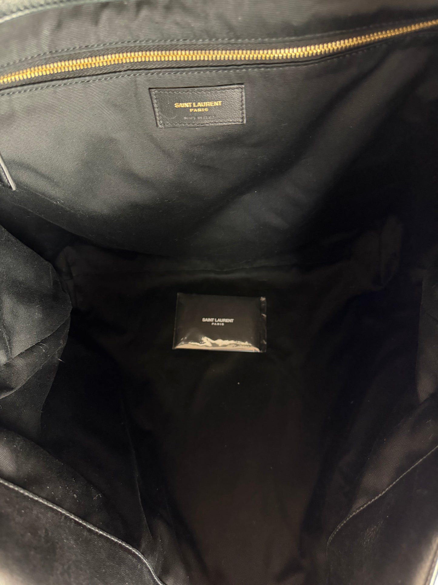 Saint Laurent Icare Quilted Leather Maxi Tote MSRP $5100- Black