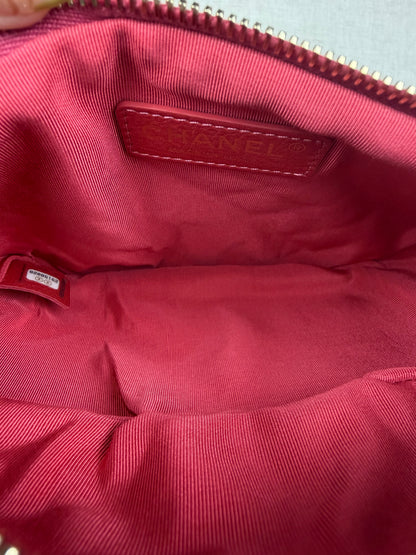 Chanel 2019-2020 Caviar Quilted Affinity Belt Bag in Pink